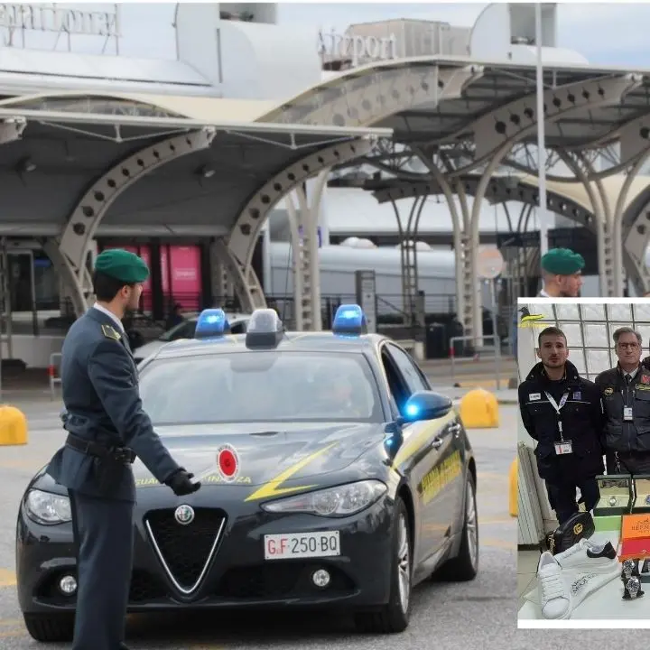 Articoli\u00A0e orologi di lusso contraffatti, maxi sequestro all’aeroporto di Lamezia Terme\n