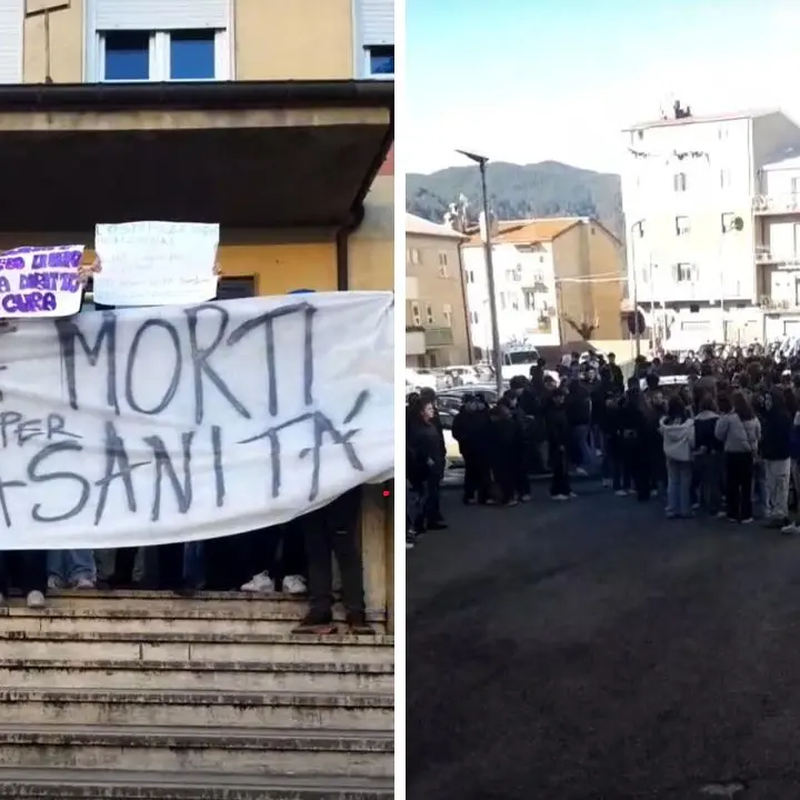 San Giovanni in Fiore, gli studenti delle superiori in piazza per la sanità: «Ogni vita conta»