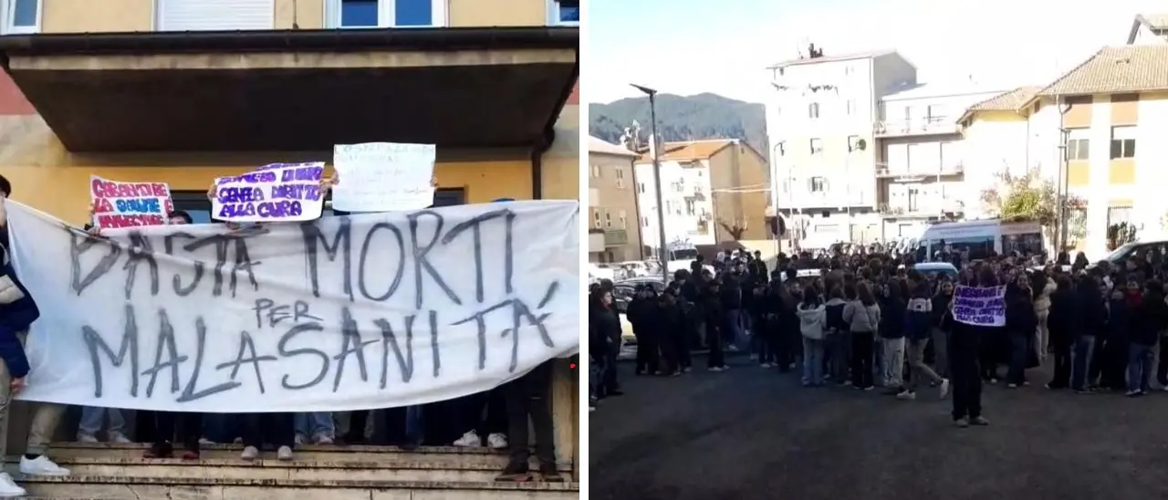 San Giovanni in Fiore, gli studenti delle superiori in piazza per la sanità: «Ogni vita conta»