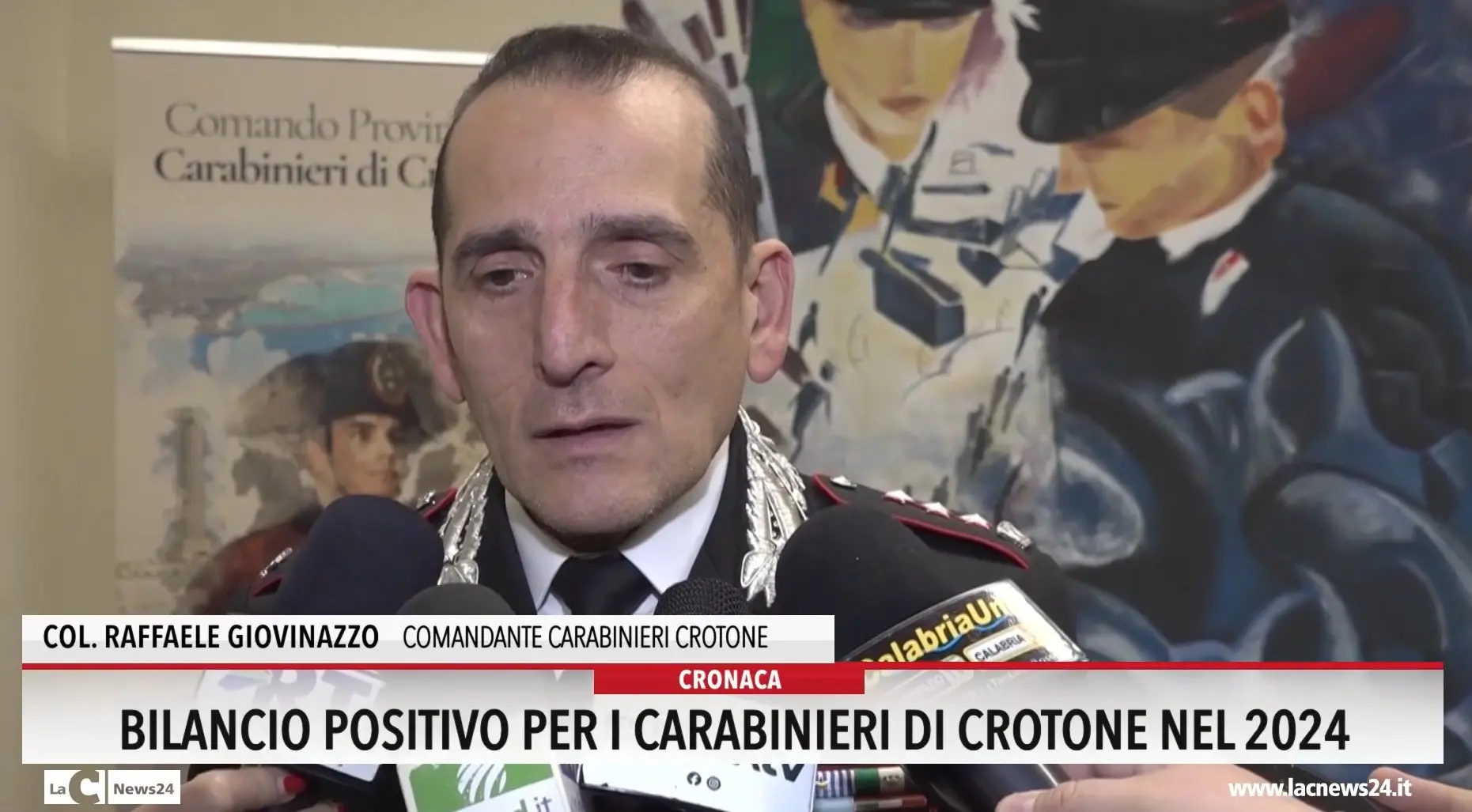 Bilancio positivo per i carabinieri di Crotone nel 2024