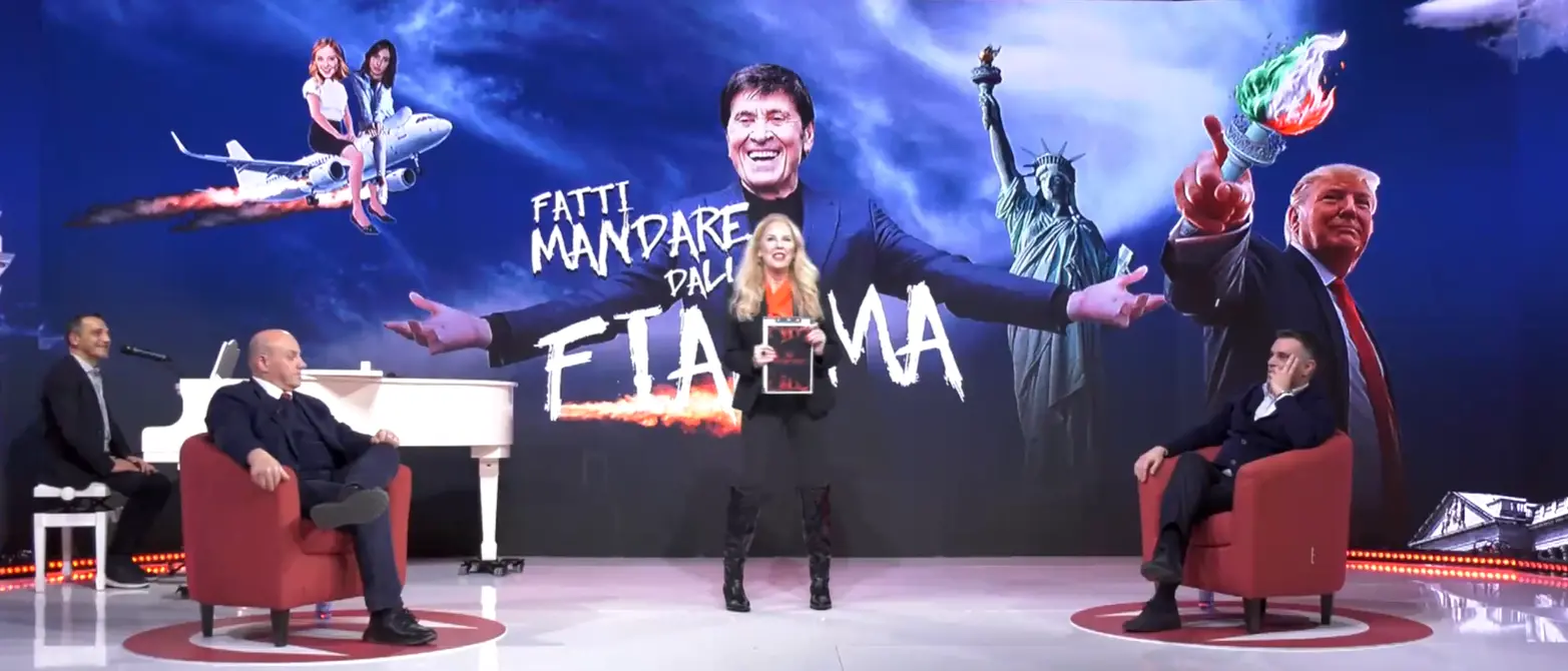 Da “Fatti mandare dalla Fiamma” a El Diablo: Perfidia celebra la politica tra canzoni, duelli e confessioni. E c’è anche spazio per la commozione\n