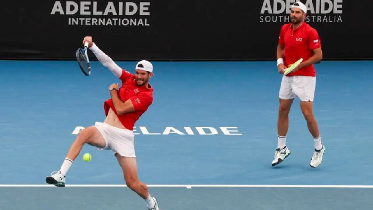 Tennis, Simone Bolelli e Andrea Vavassori vincono il torneo Atp250 di Adelaide\u00A0\n