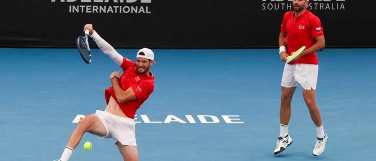 Tennis, Simone Bolelli e Andrea Vavassori vincono il torneo Atp250 di Adelaide\u00A0\n