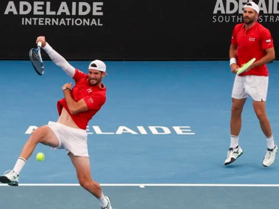 Tennis, Simone Bolelli e Andrea Vavassori vincono il torneo Atp250 di Adelaide