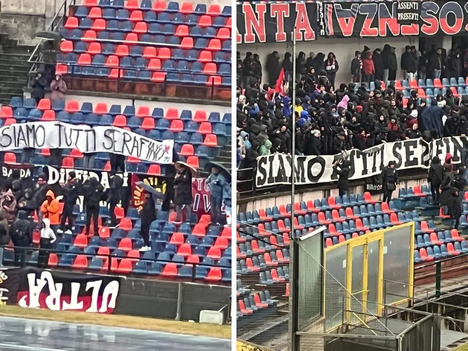 Morte Serafino Congi, durante Cosenza-Mantova il Marulla ricorda il 48enne di San Giovanni in Fiore