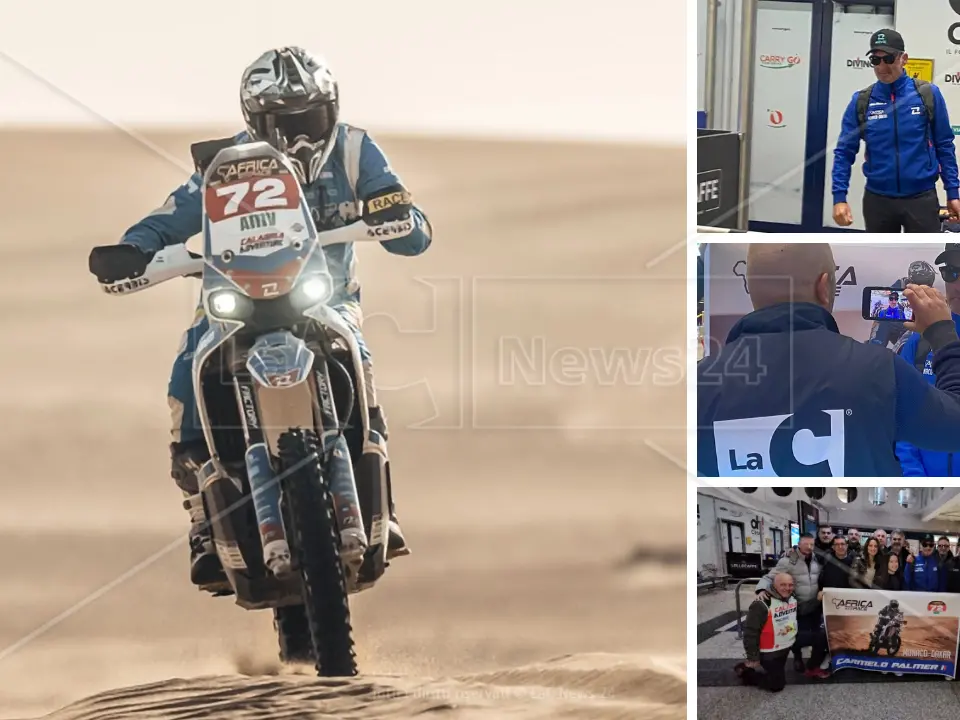 Carmelo Palmer, il primo calabrese a gareggiare alla Monaco-Dakar “Africa Eco Race” è tornato a casa: «Bellissima accoglienza»