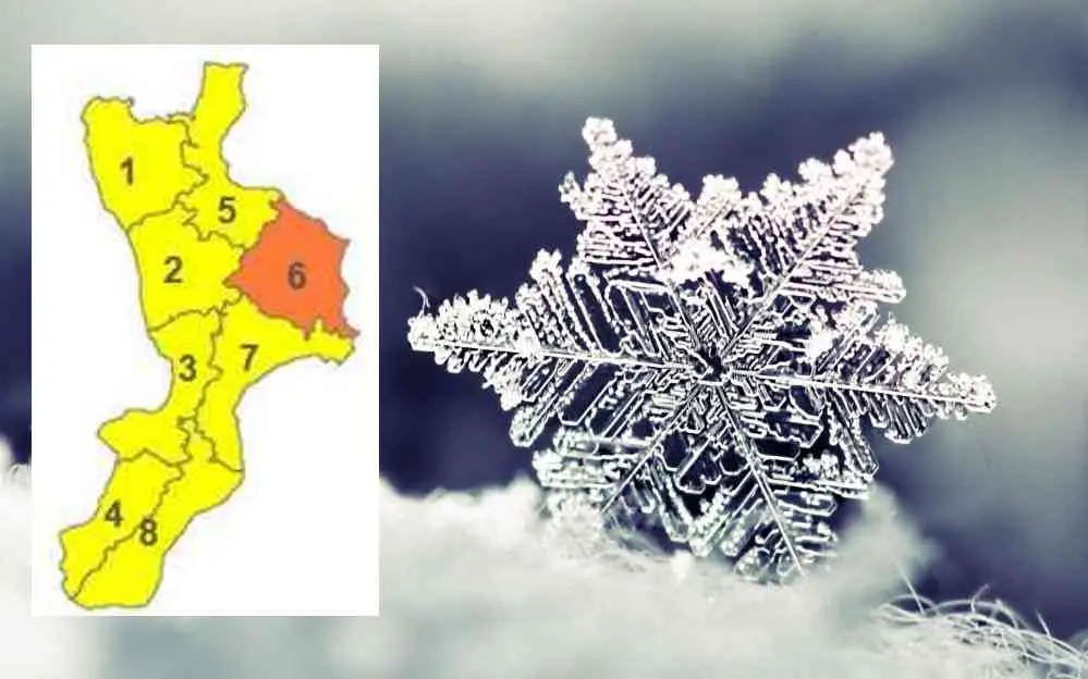 Pioggia, neve e vento: allerta arancione tra Crotonese e Cosentino. Scuole chiuse in alcuni comuni\n\n\n