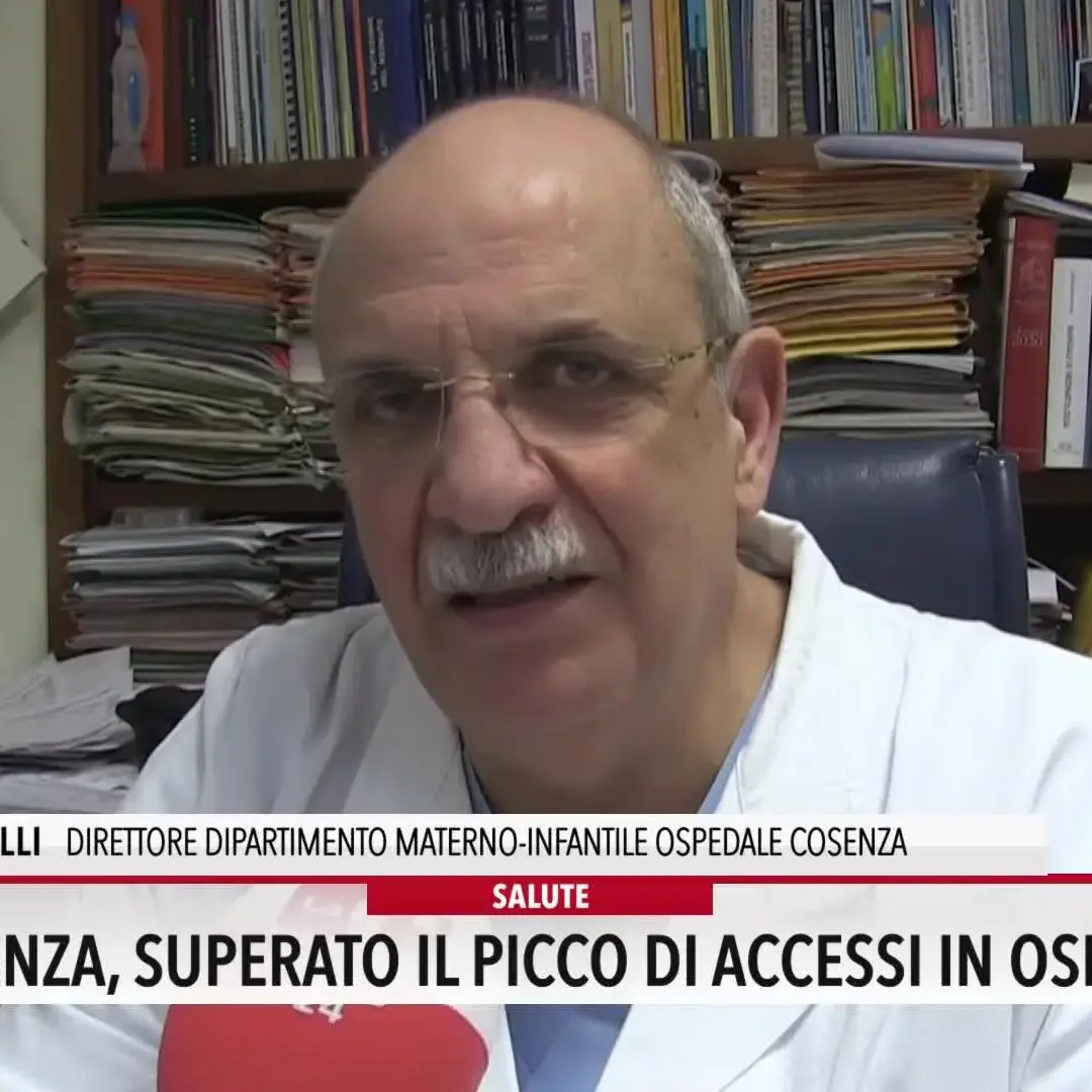 Virus influenzale, a Cosenza boom di accessi anche in pediatria ma il peggio sembra passato\n