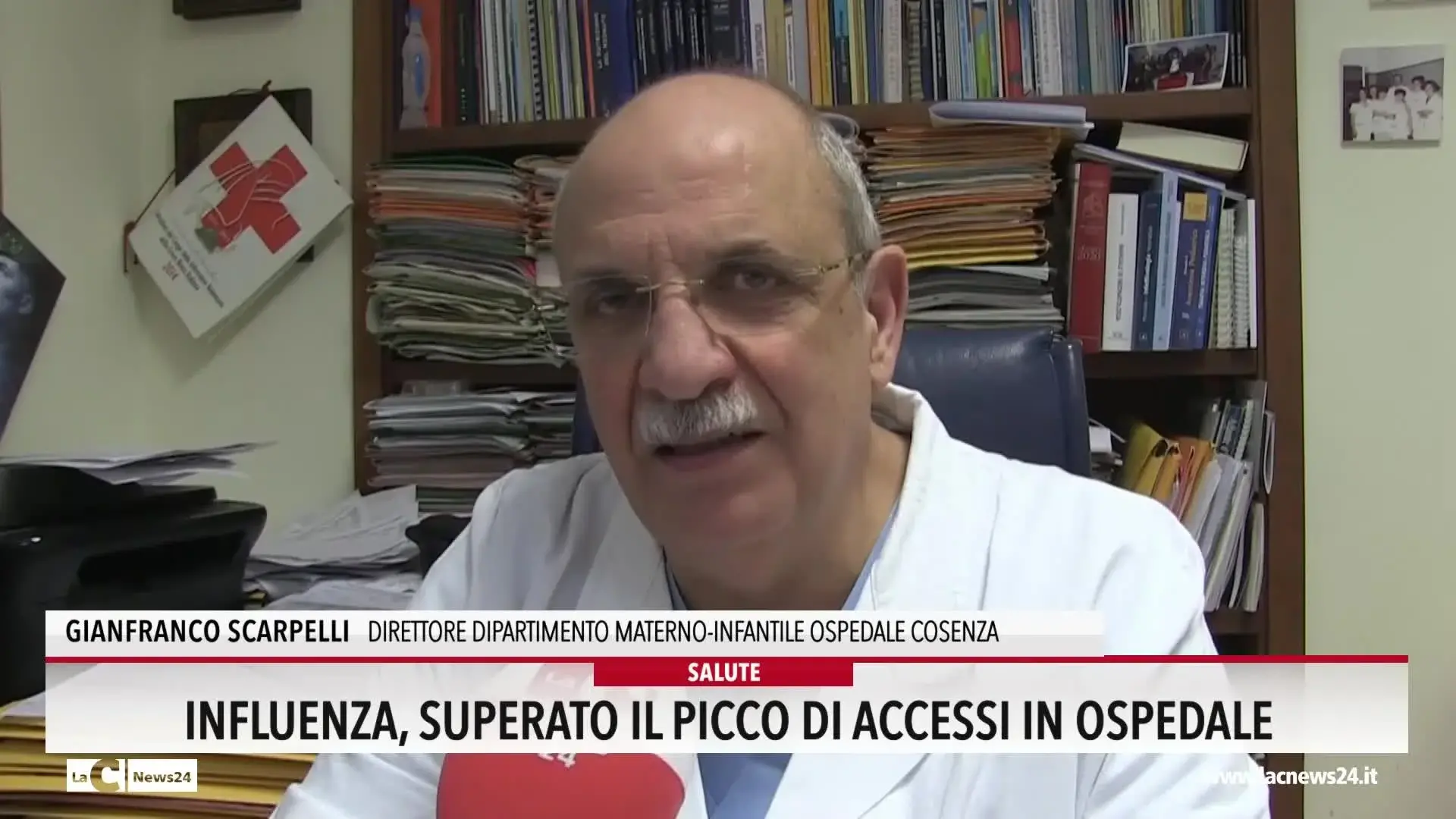 Influenza, superato il picco di accessi in ospedale