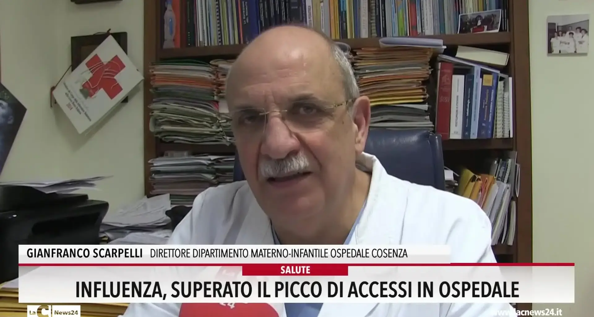 Influenza, superato il picco di accessi in ospedale