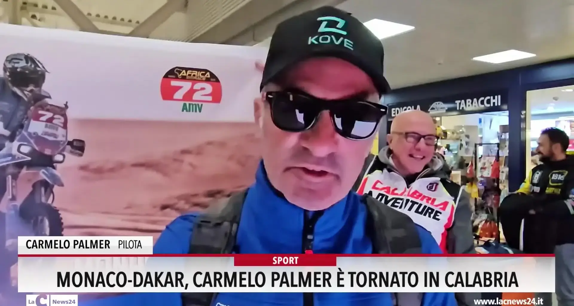 Monaco Dakar, Carmelo Palmer è tornato in Calabria