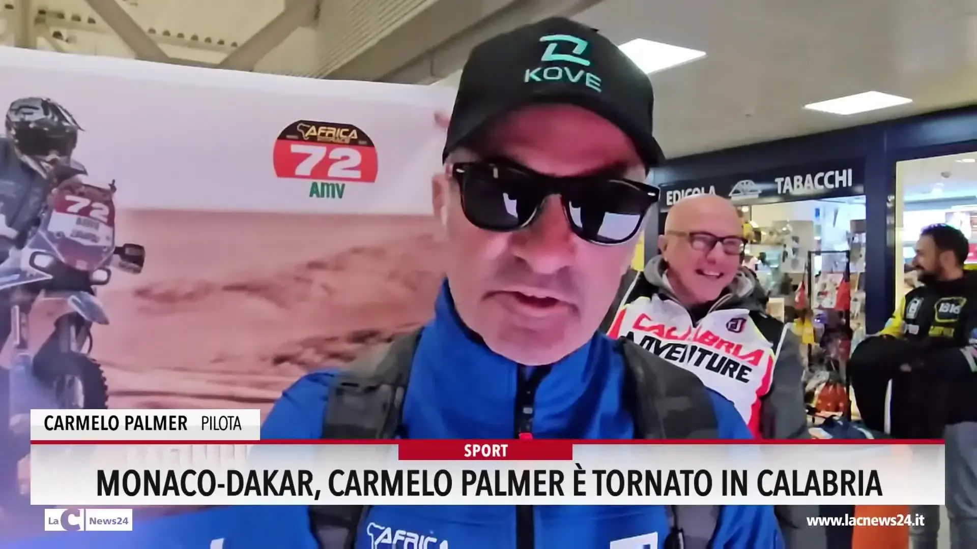 Monaco Dakar, Carmelo Palmer è tornato in Calabria