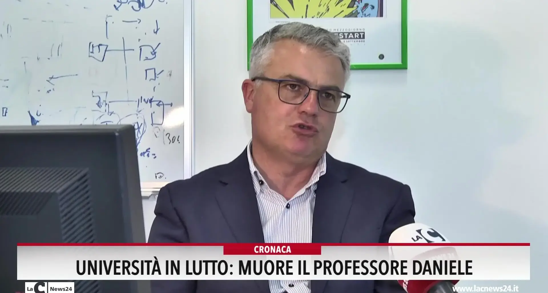 Università in lutto, muore il professor Daniele