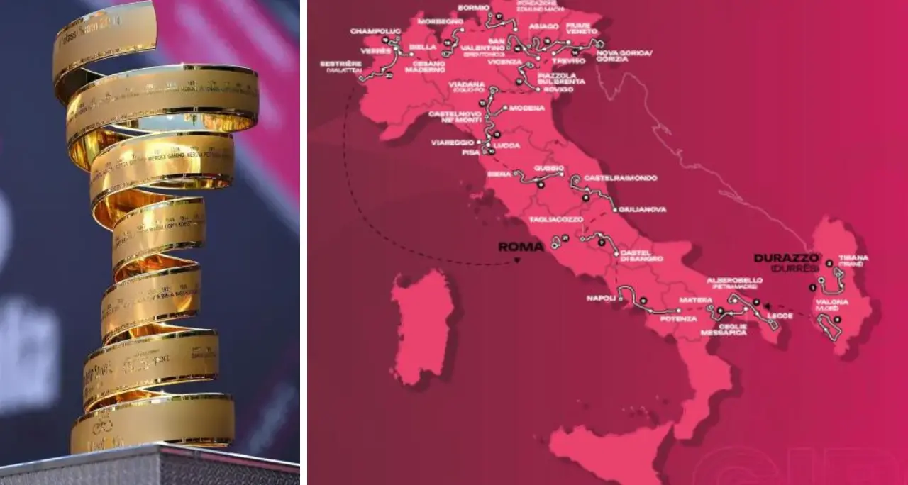 Giro d’Italia 2025:\u00A0partenza dall’Albania e arrivo a Roma,\u00A0ma la Calabria resta ancora esclusa\n