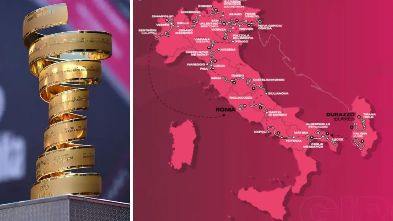 Giro d’Italia 2025:\u00A0partenza dall’Albania e arrivo a Roma,\u00A0ma la Calabria resta ancora esclusa\n