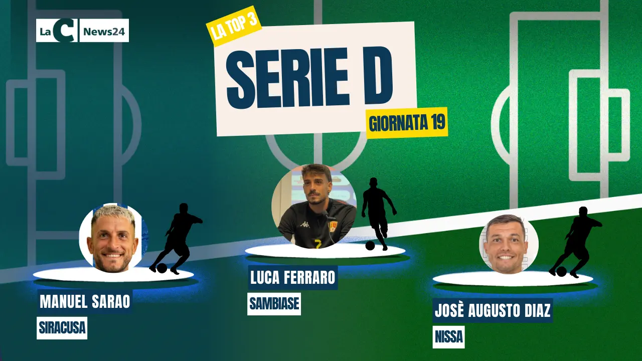 Serie D: Ferraro match winner per il Sambiase, Sarao conferma il Siracusa in vetta. Diaz della Nissa (tripletta) completa la Top 3