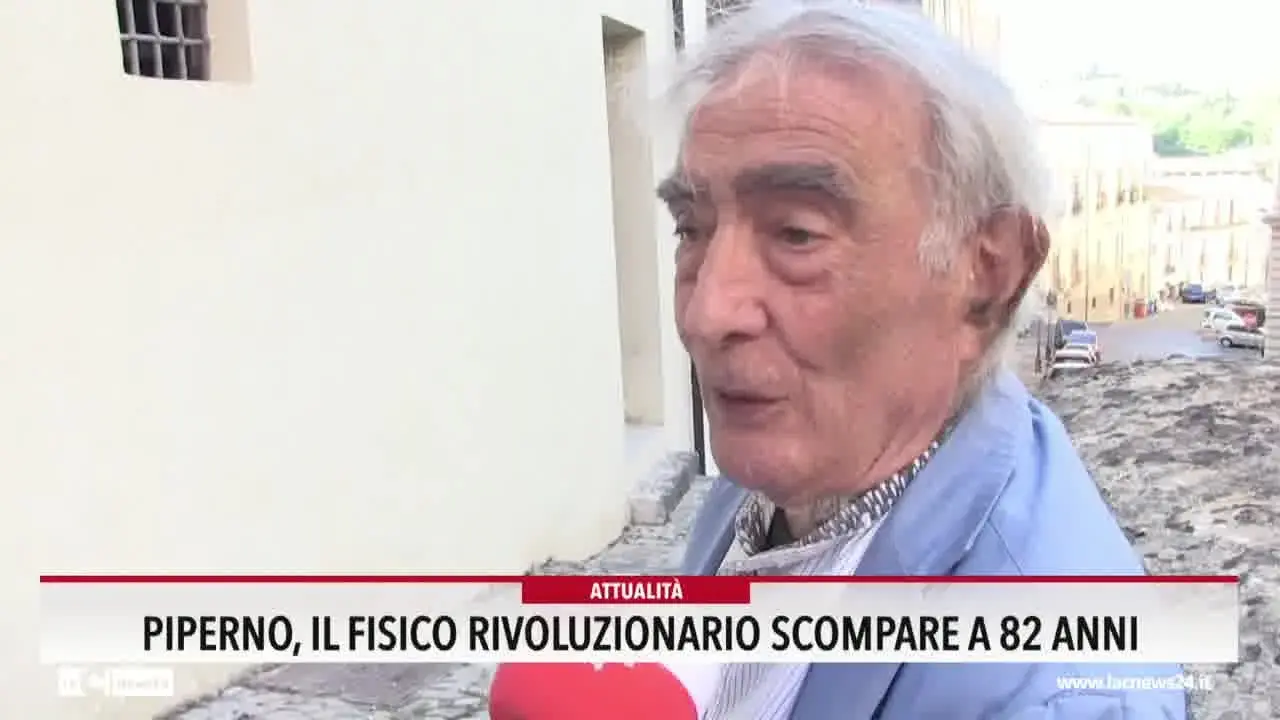 Piperno, il fisico rivoluzionario scompare a 82 anni