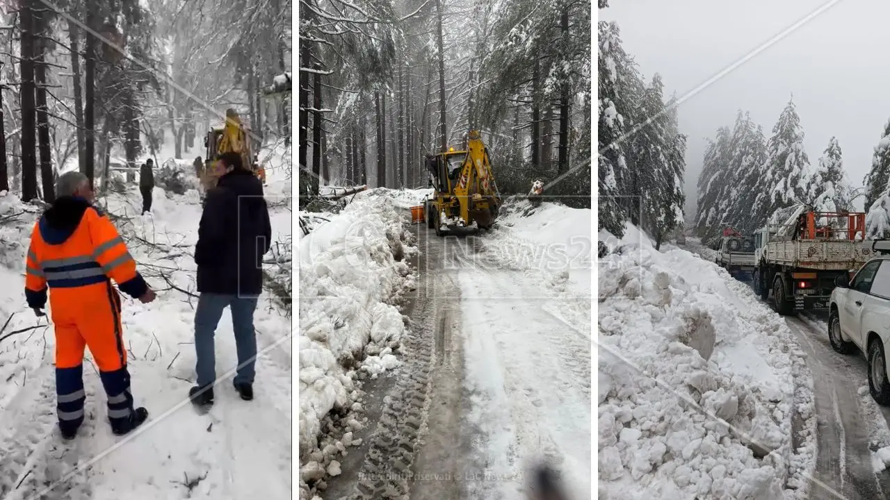 Corigliano Rossano, intere contrade\u00A0bloccate dalla neve. Stasi furibondo con la Provincia: «Spariti»\n