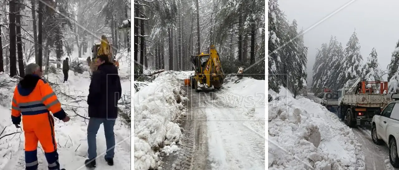 Corigliano Rossano, intere contrade\u00A0bloccate dalla neve. Stasi furibondo con la Provincia: «Spariti»\n