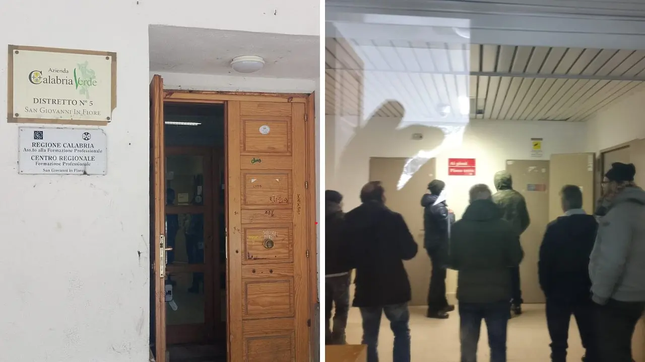 San Giovanni in Fiore, i lavoratori dell’ex Legge 15 occupano il distretto di Calabria Verde\n