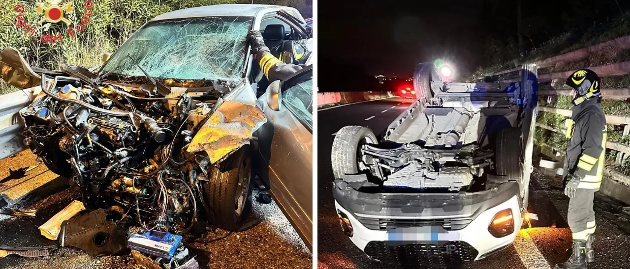 Due incidenti\u00A0sulla 280 a Catanzaro, coinvolta anche una famiglia con un bimbo: un ferito è grave\n