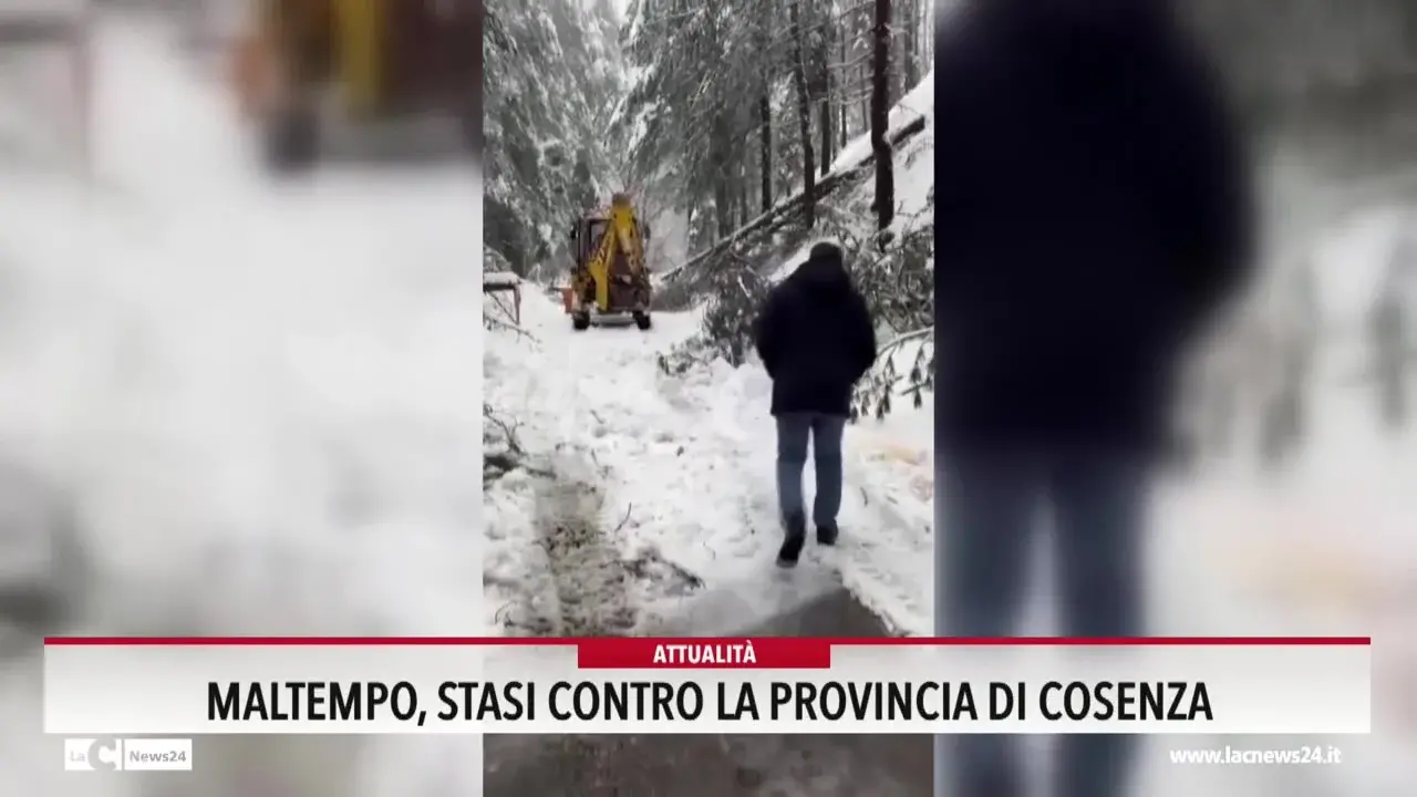 Maltempo, Stasi contro la Provincia di Cosenza