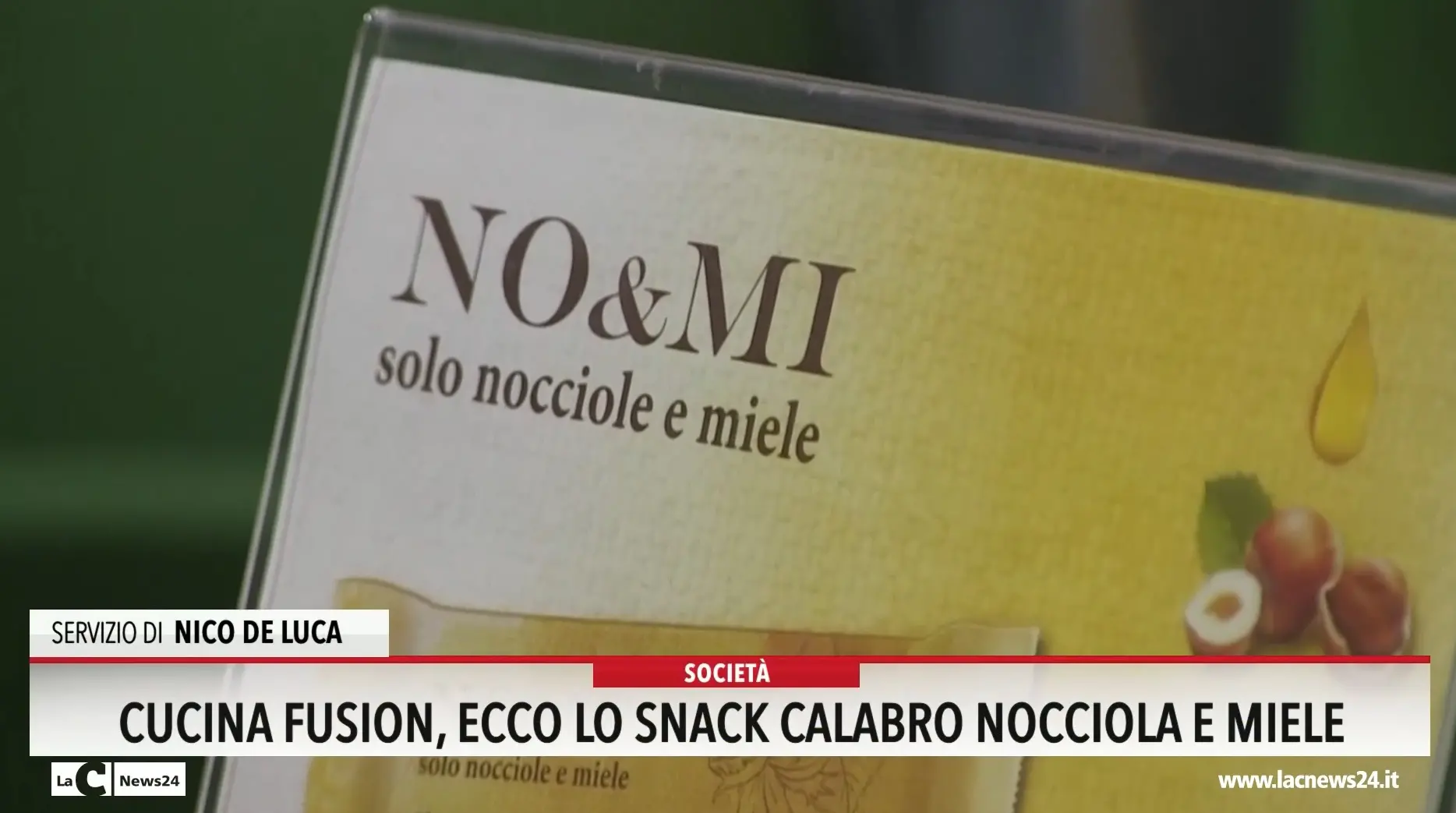 Cucina fusion, ecco lo snack calabro nocciola & miele