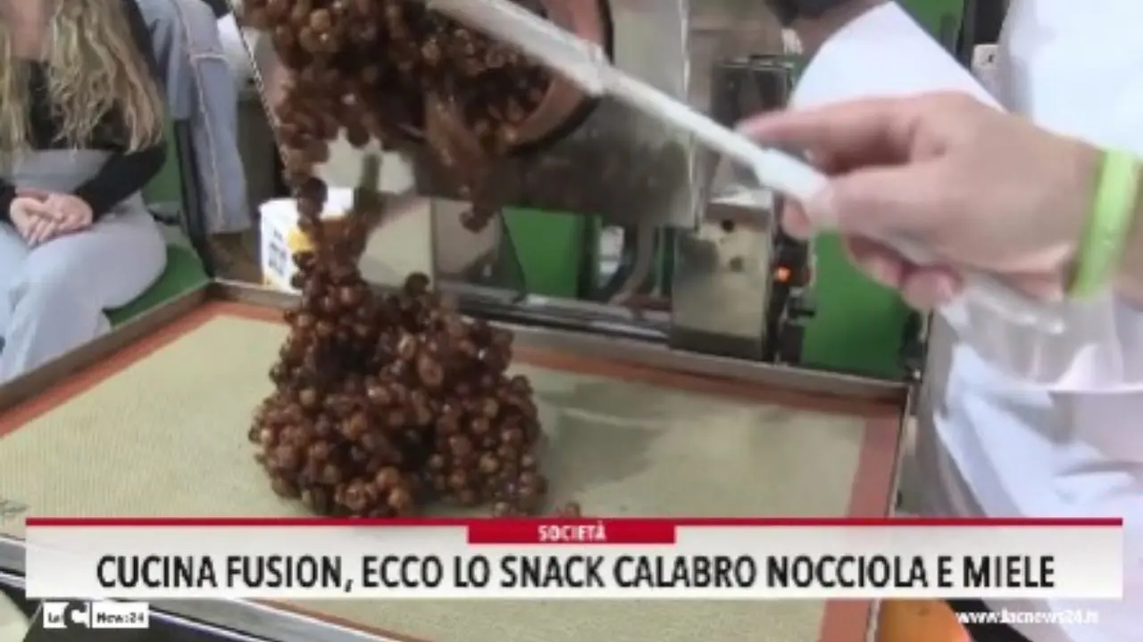 Cucina fusion ecco lo snack calabro nocciola e miele