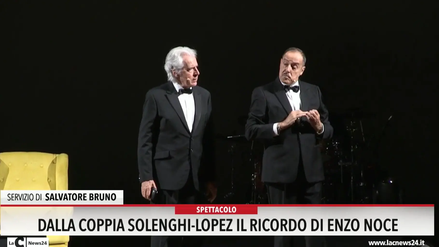 Dalla coppia Solenghi-Lopez il ricordo di Enzo Noce