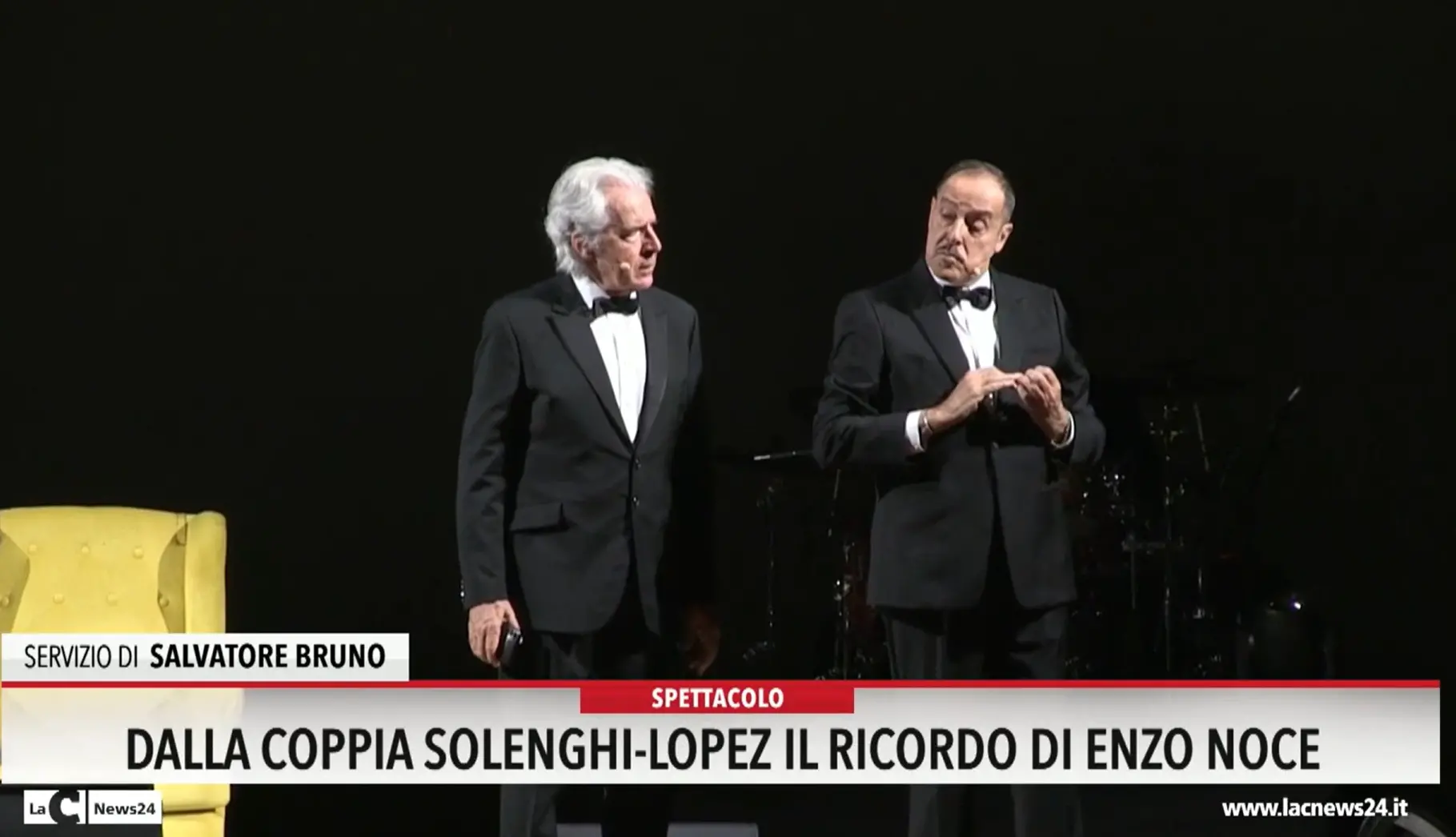 Dalla coppia Solenghi-Lopez il ricordo di Enzo Noce