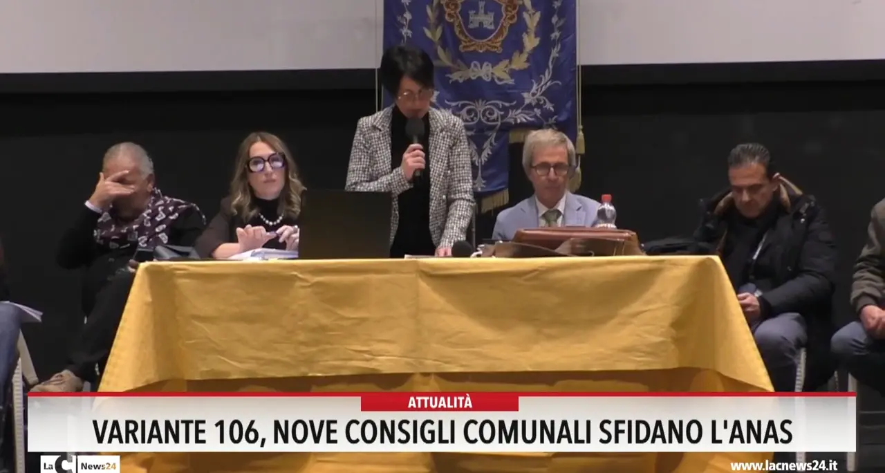 Variante 106, nove Consigli comunali sfidano l'Anas