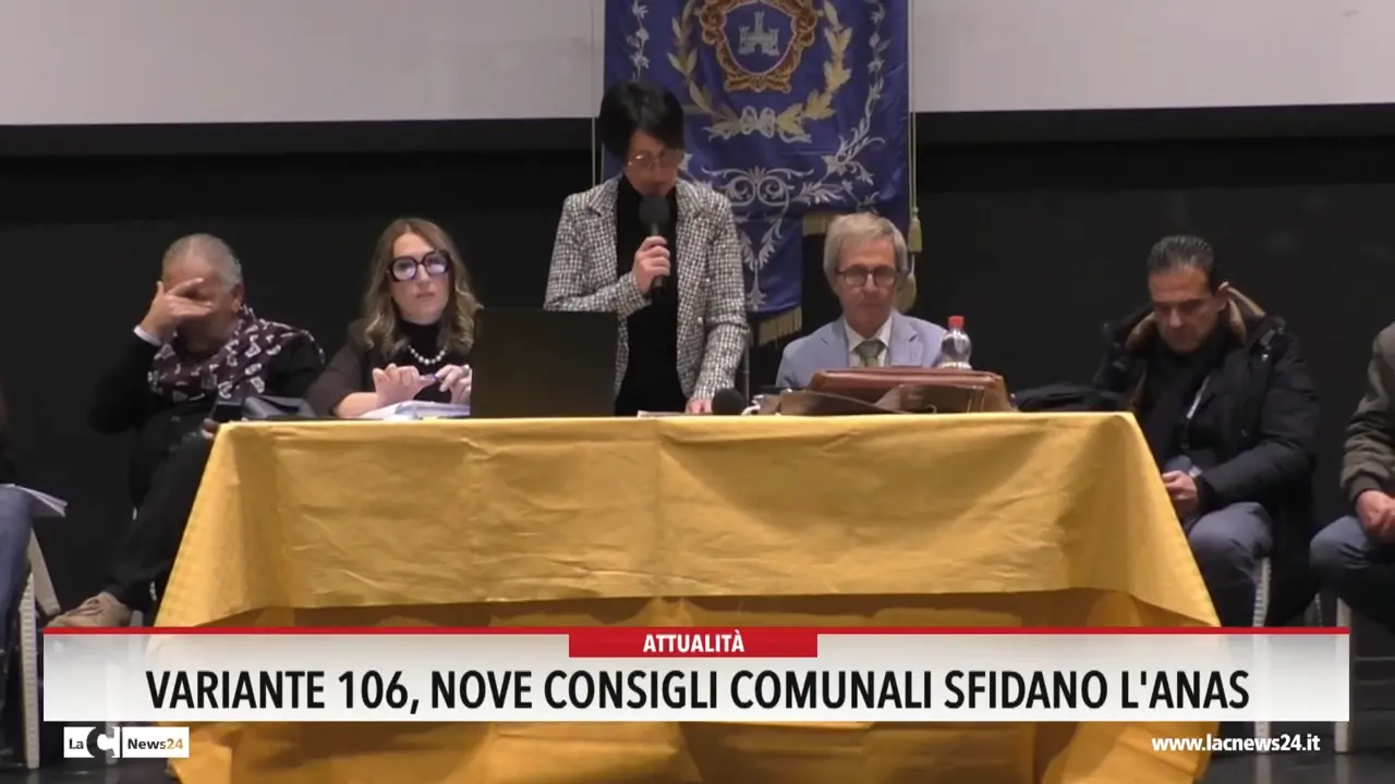 Variante 106, nove Consigli comunali sfidano l'Anas