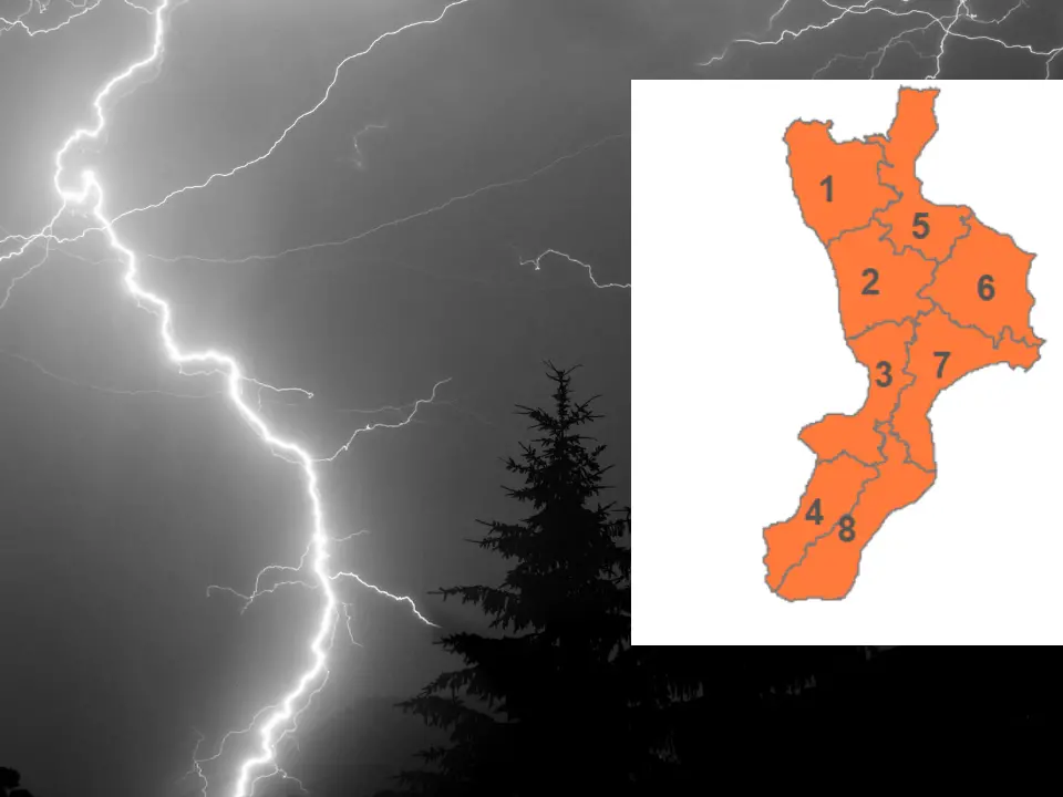 Allerta arancione domani in Calabria, continua l’ondata di maltempo con nubifragi e forti raffiche di vento