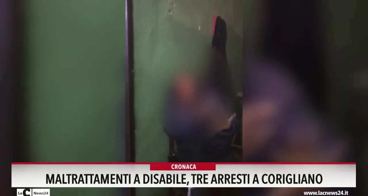 Maltrattamenti a disabile, tre arresti a Corigliano