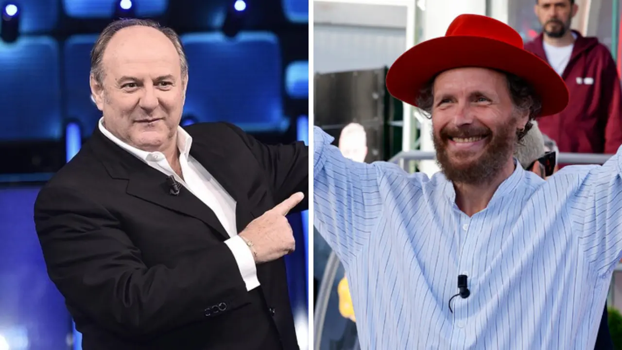 Sanremo 2025, Jovanotti e Gerry Scotti sul palco della prima serata. Carlo Conti cala il doppio colpo