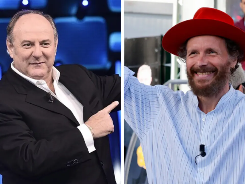 Sanremo 2025, Jovanotti e Gerry Scotti sul palco della prima serata. Carlo Conti cala il doppio colpo