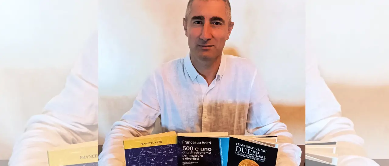 “Due Soli nel Sole”: il nuovo romanzo del fisico calabrese\u00A0Francesco Veltri che fonde astronomia e fantasia