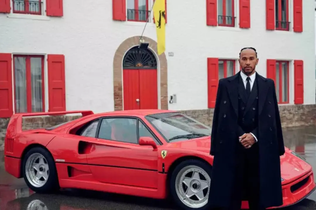 Lewis Hamilton a Maranello