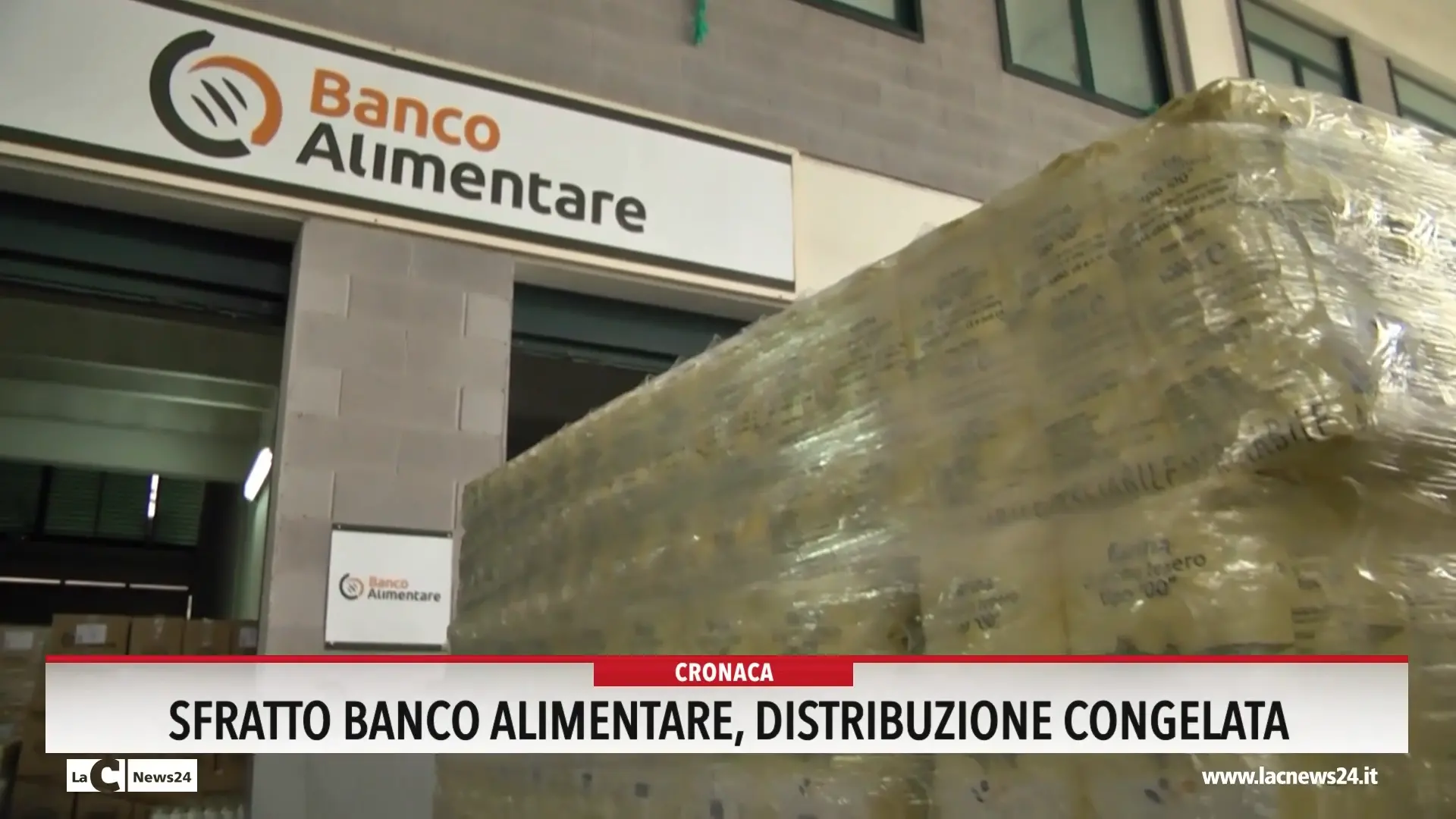 Sfratto del Banco alimentare, distribuzione congelata