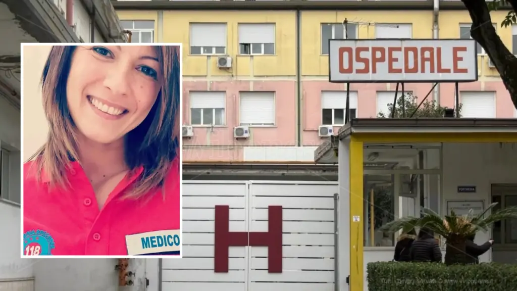 <p>L&#39;ospedale Jazzolino di Vibo Valentia e, nel riquadro, la dottoressa Alessia&nbsp;Piperno</p>\\n