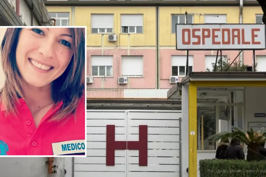 <p>L&#39;ospedale Jazzolino di Vibo Valentia e, nel riquadro, la dottoressa Alessia&nbsp;Piperno</p>\\n