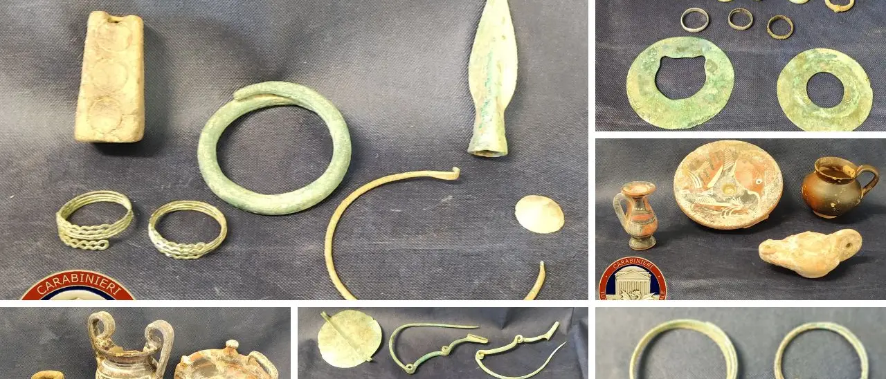 Smantellata banda di tombaroli che alimentava il mercato internazionale di reperti archeologici: 23 misure cautelari e perquisite 80 persone\n