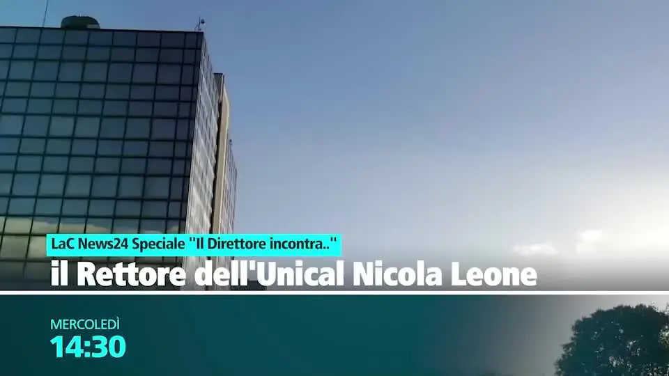 Speciale LaC News24, oggi l'intervista al rettore dell'Unical Nicola Leone