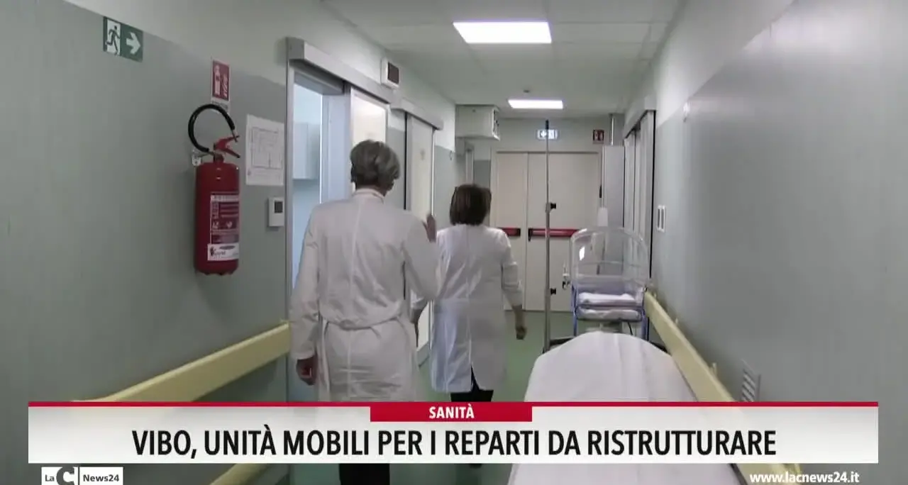 Vibo, unità mobili per i reparti da ristrutturare