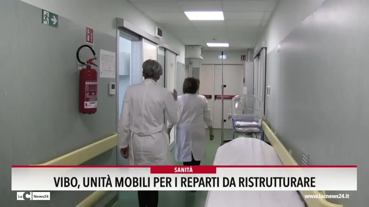 Vibo, unità mobili per i reparti da ristrutturare