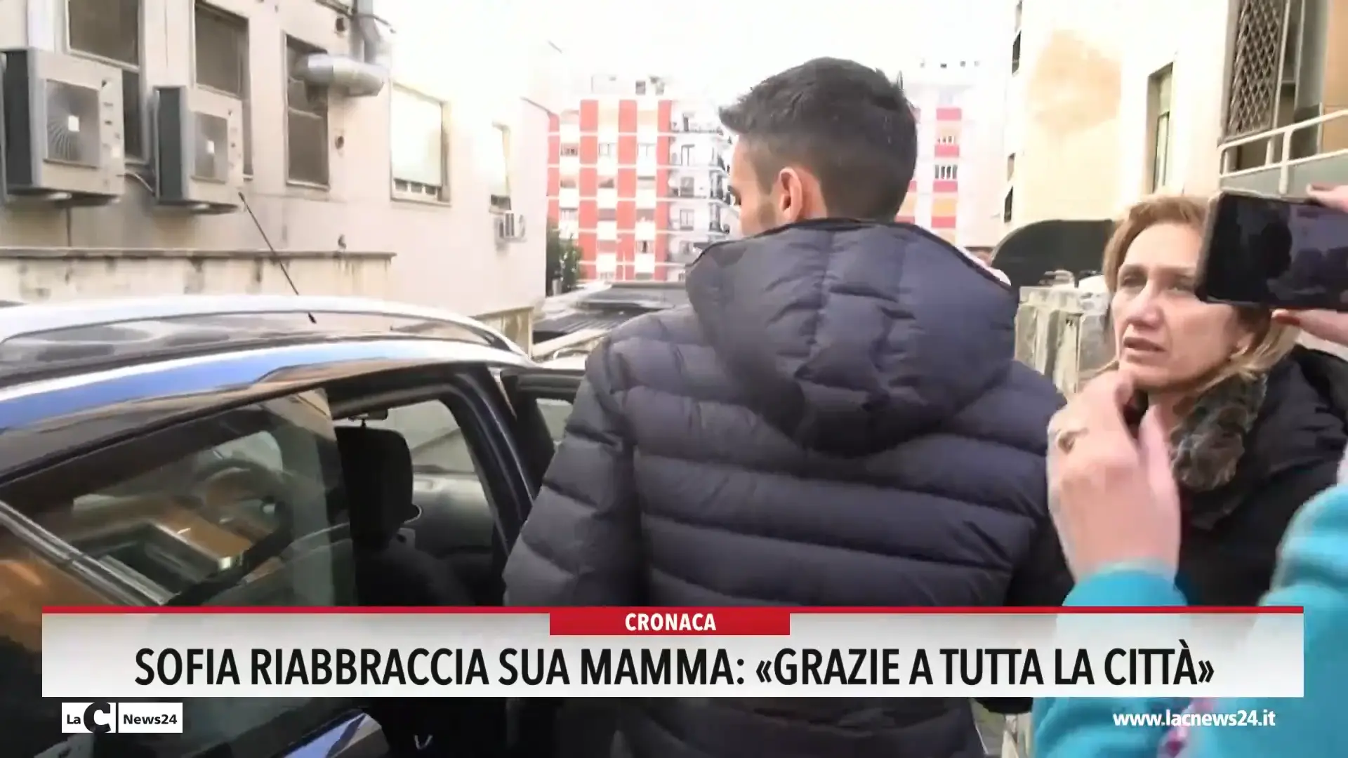 Sofia riabbraccia sua mamma, grazie a tutta la città