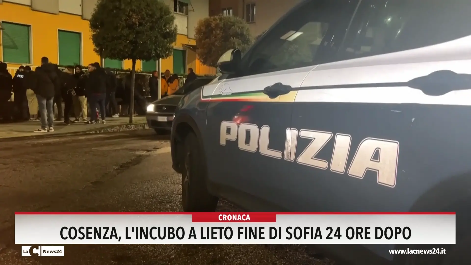 Cosenza, l'incubo a lieto fine di Sofia ventiquattro ore dopo