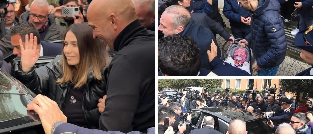 Neonata rapita e ritrovata a Cosenza, la piccola Sofia e sua madre tornano a casa: «Grazie agli angeli della Polizia»\n