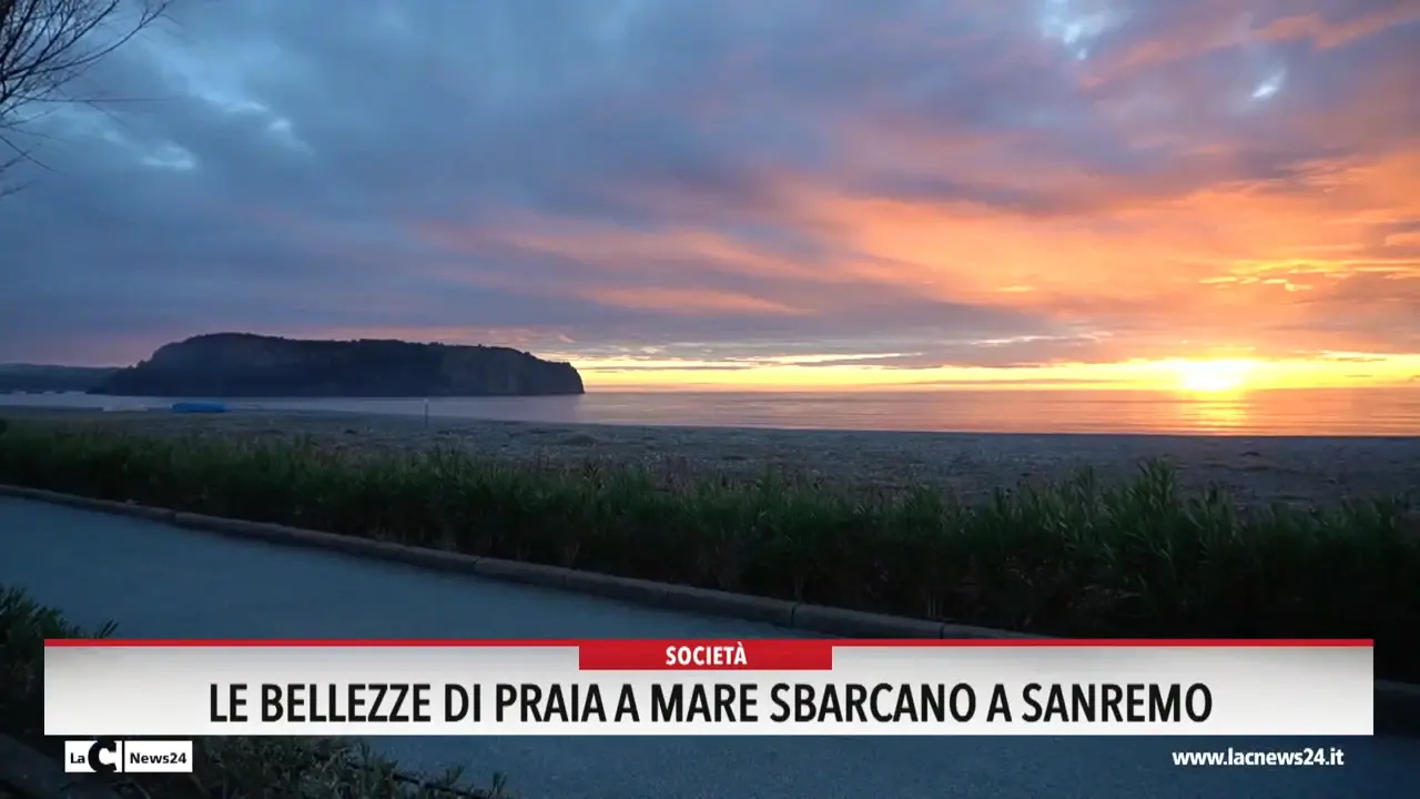 Le bellezze di Praia a Mare sbarcano a Sanremo