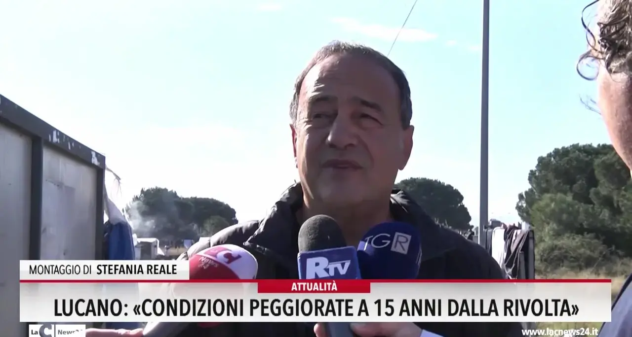 Lucano: «Condizioni peggiorate a 15 anni dalla rivolta»